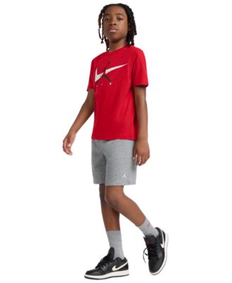 Boys' 8-20 Jumpman Swoosh Logo Crewneck T-Shirt