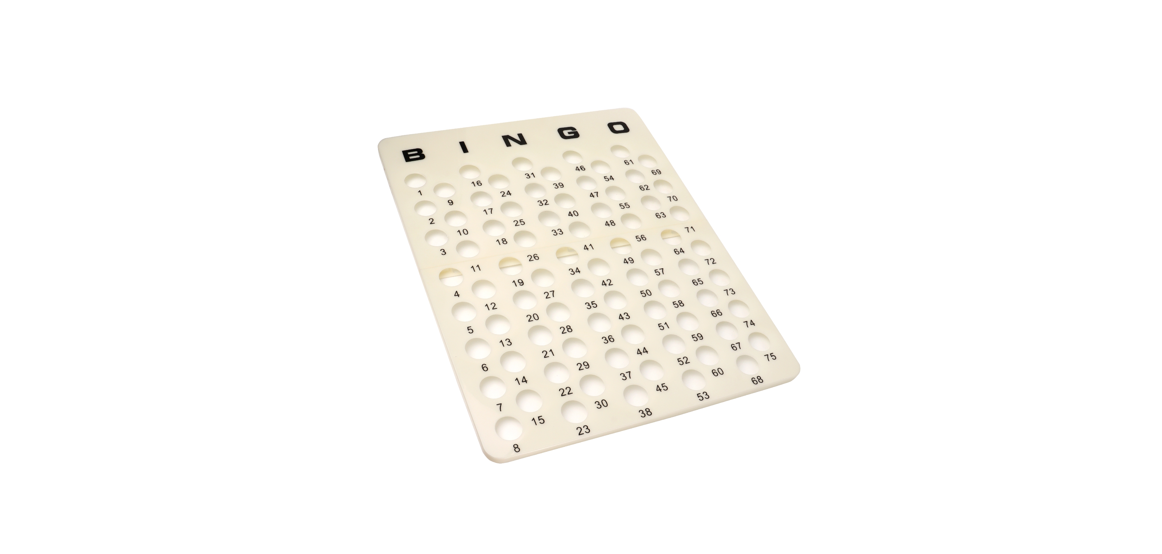 Gse Games & Sports Expert Bingo Master Board for 1.5" Ping Pong Bingo Balls, Bingo Calling Board for Parties, Large Groups