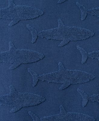 Boys' 2T-5 Zip-Front Hooded Swim Cover-Up