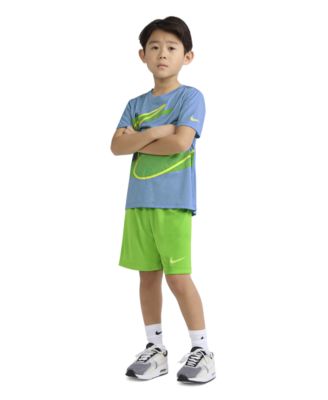 Boys' 4-7 Dri-FIT Dropset T-Shirt and Shorts, 2-Piece Set