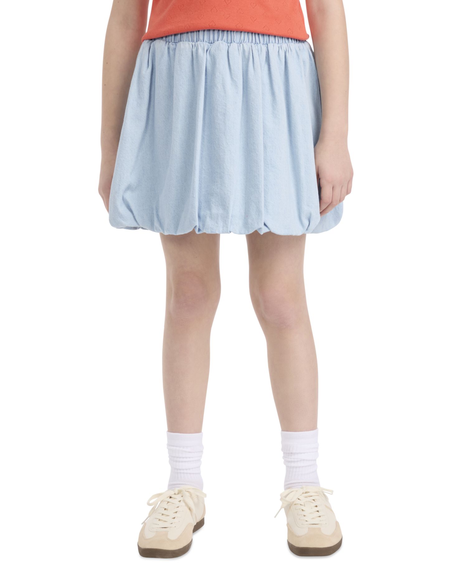 Girls' 7-16 Denim Bubble Skirt