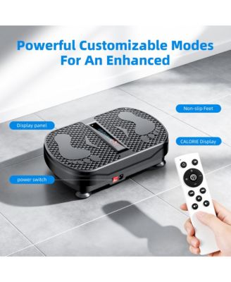 Vibration Plate Exercise Machine with Remote Control and Bluetooth