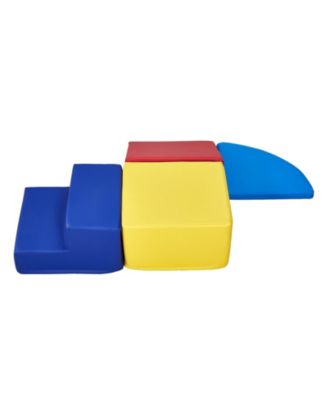 4-Piece Foam Climbing Set for Toddlers - Crawl & Slide Playset