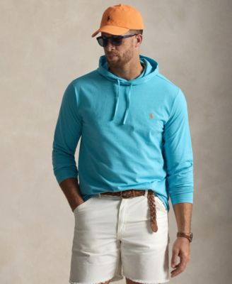 Men's Big & Tall Long-Sleeve Hooded T-Shirt