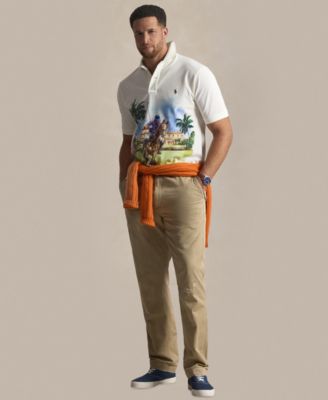Men's Big & Tall Graphic Polo Shirt