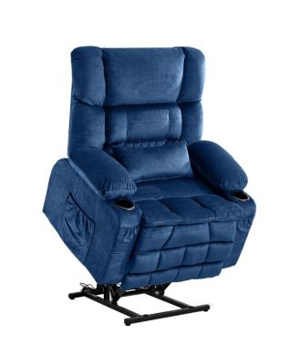 Power Lift Recliner for Seniors with Massage and Heat, Dual Motor Reclining Chair for Tall People, USB Ports, Heavy-Duty Lift Sofa