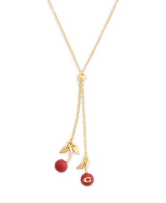 Red Signature C Cherry Slider Necklace