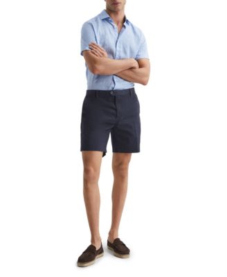 Men's Modern Fit Cotton Blend Chino Shorts