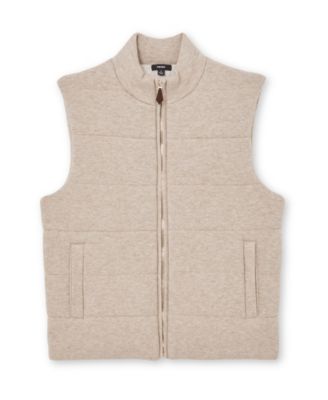 Men's Rib-Knit Zip-Through Gilet