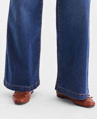 Women's High-Rise Wide-Leg Jeans