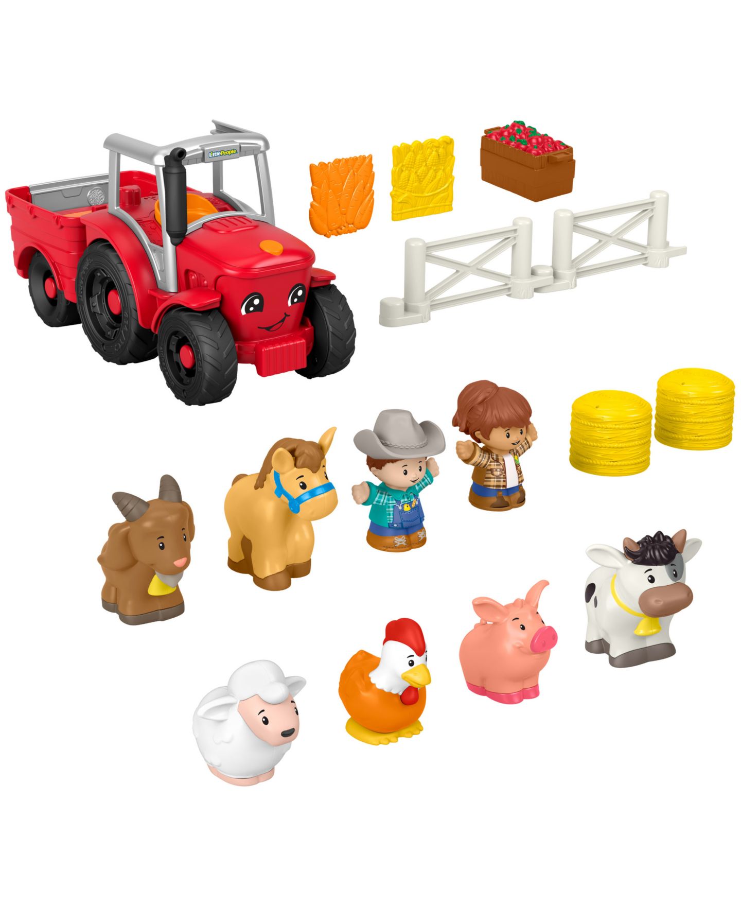 Детские фигурки Little People Caring for Animals Musical Push-Along Playset, 10+ Piece Set, Ages 0+ — фото 1