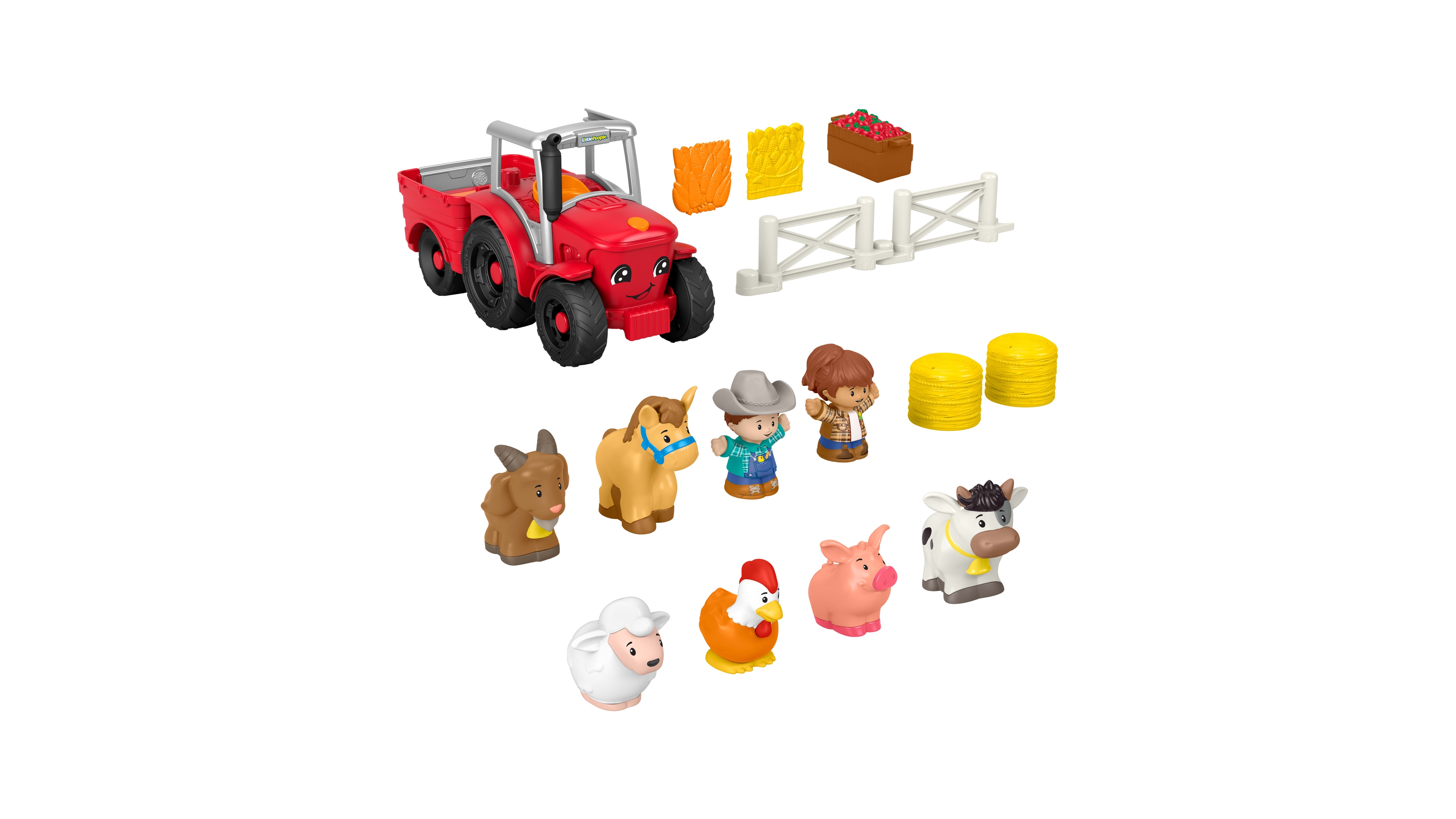 Fisher Price Little People Caring Doll Playsets with Tractor