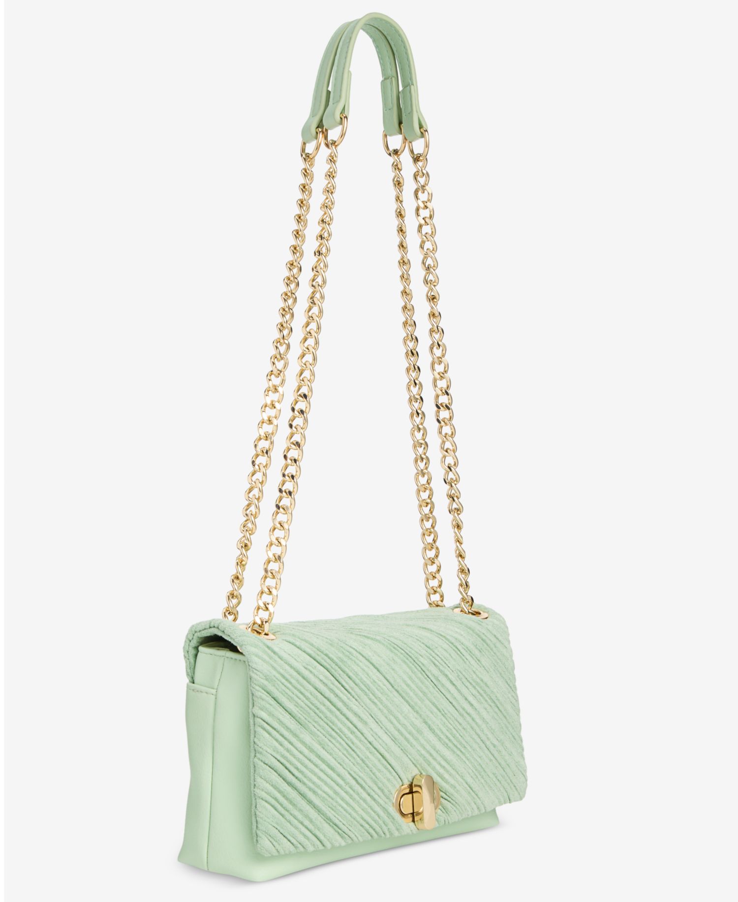 Mini Ajae Ruched Suede