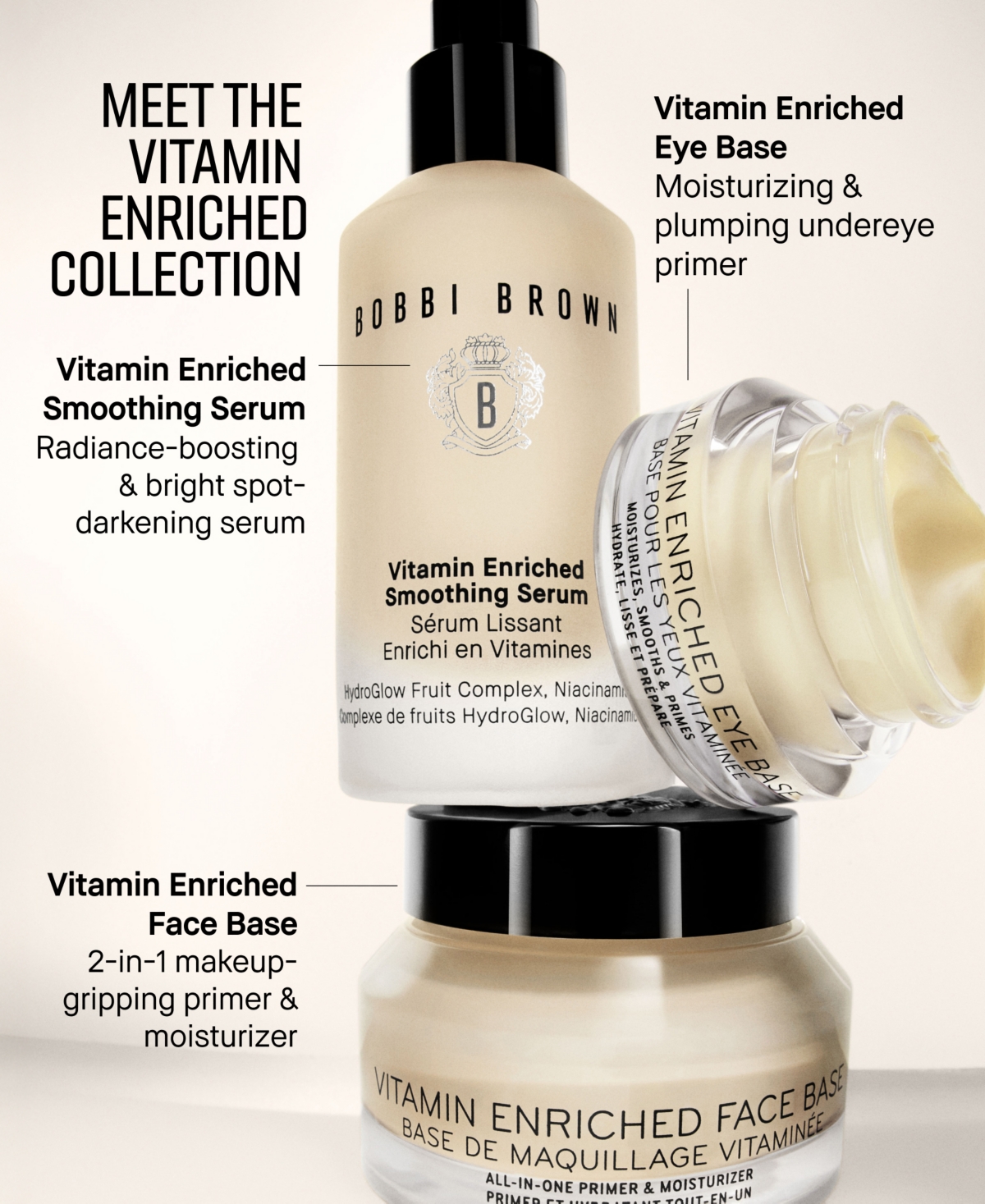 Bobbi Brown Vitamin Enriched Eye Base Primer & Moisturizer with Hyaluronic Acid, 0.5-oz.