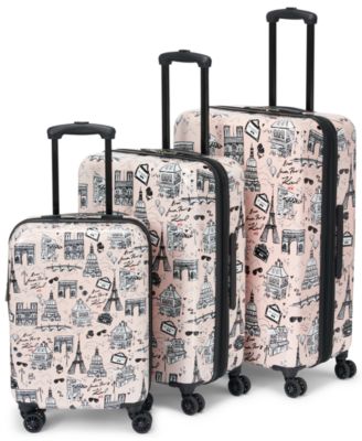 Karl In Paris Medium Upright Suitcase