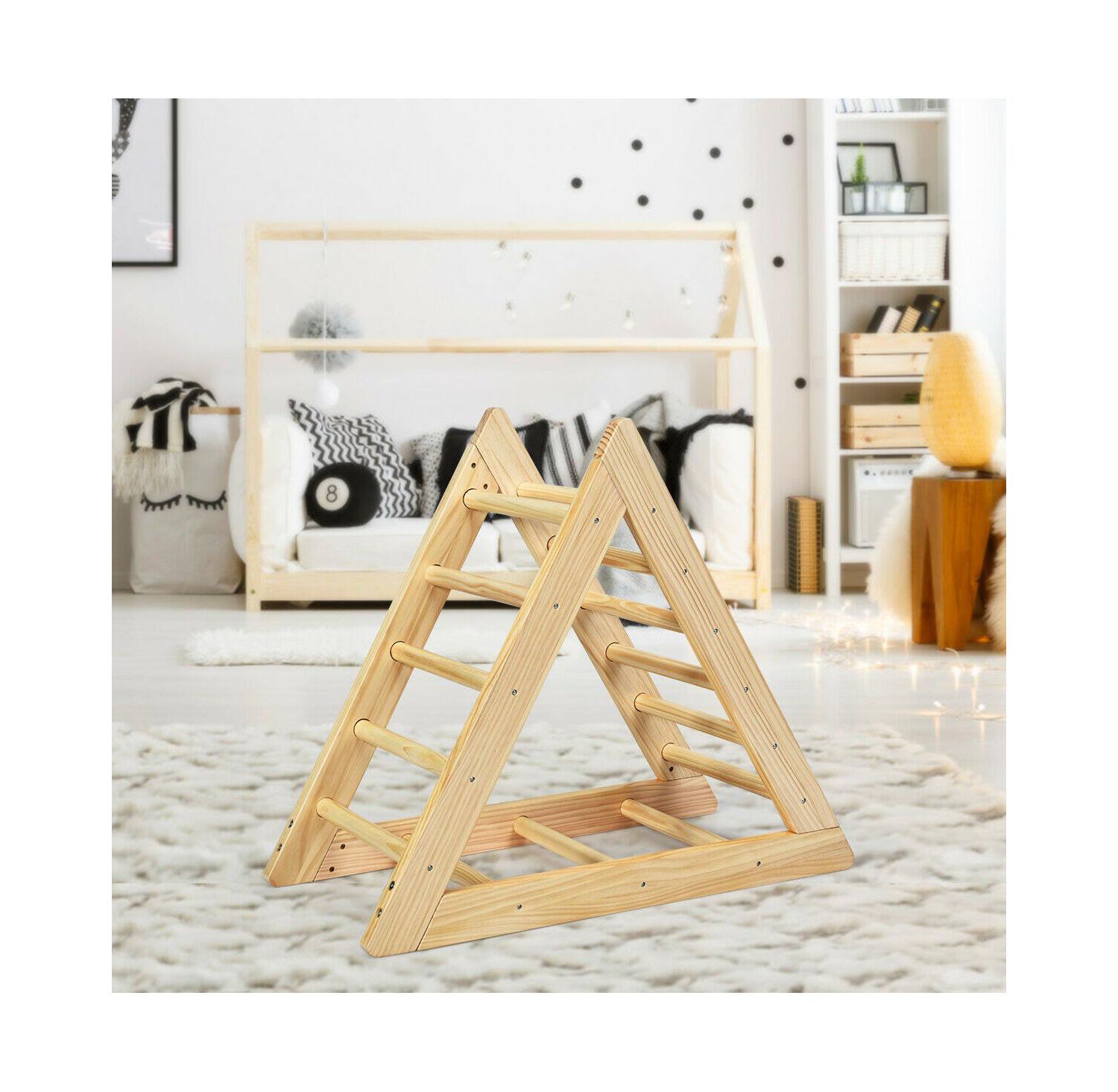 Toddler Wooden Triangle Climber