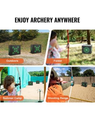 Archery Target 16"x18" Portable Foam Target with Carry Handle