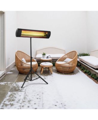 1500W Infrared Space Heater with 3 Heat Settings & Remote Control