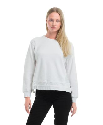 Women's Woven Side Panels Sweatshirt