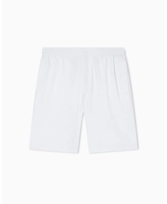 Men's White Edition Nylon Bermuda Shorts