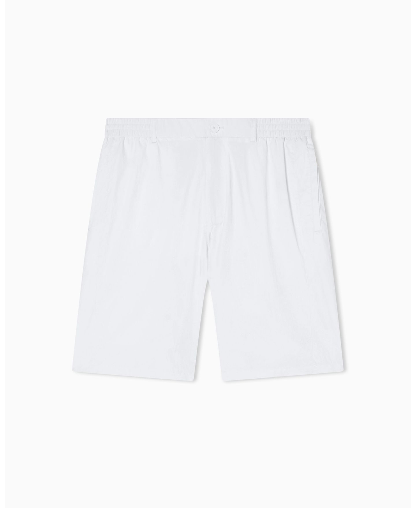 Мужские шорты A|X Armani Exchange White Edition Nylon Bermuda, цвет: Кремовый — фото 1