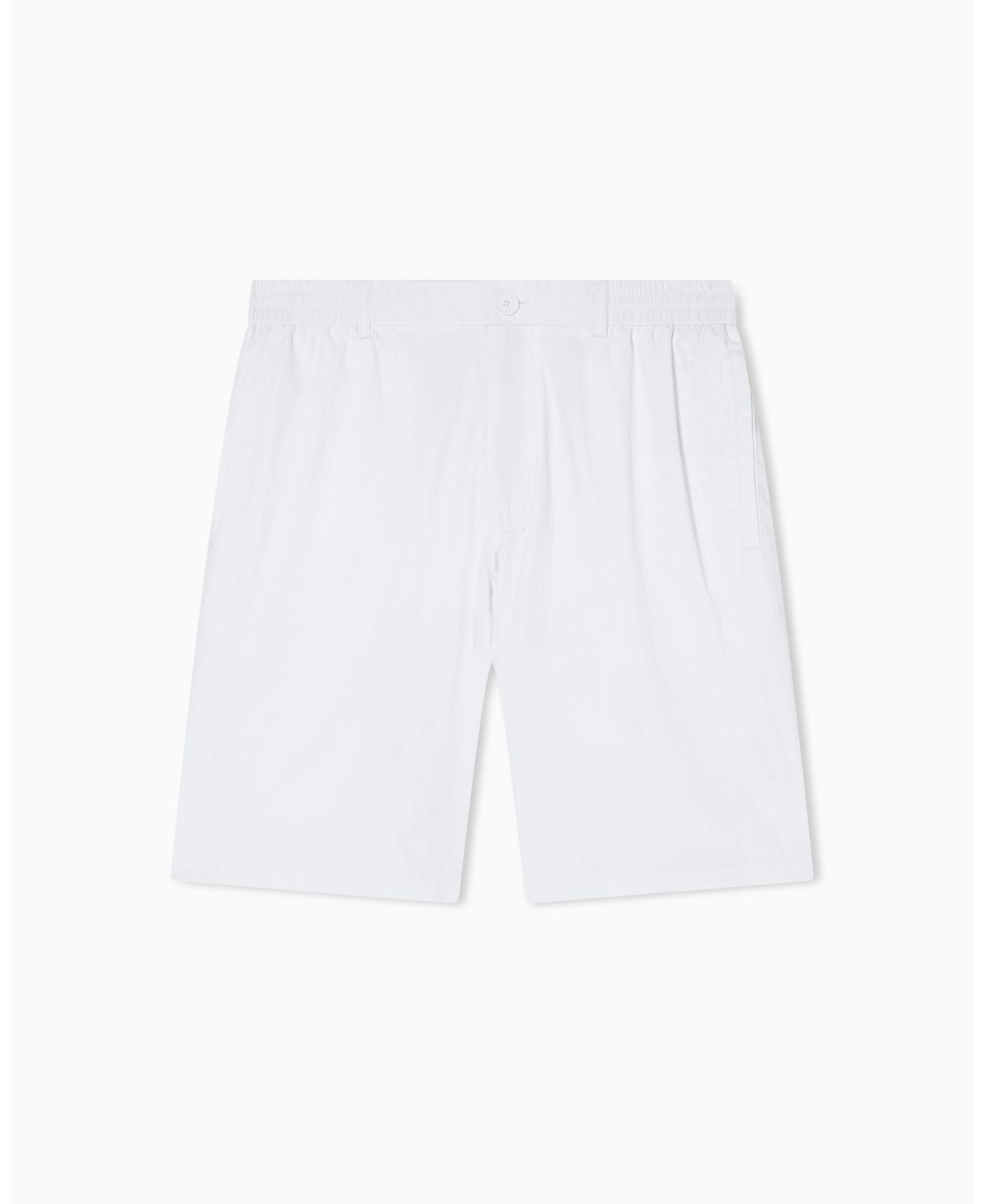 Men's White Edition Nylon Bermuda Shorts