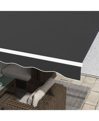 12' x 10' Electric Retractable Awning w/ Remote Controller,