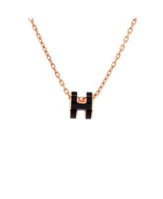 Pre-Owned HERMES Pop H Pendant Chain Necklace