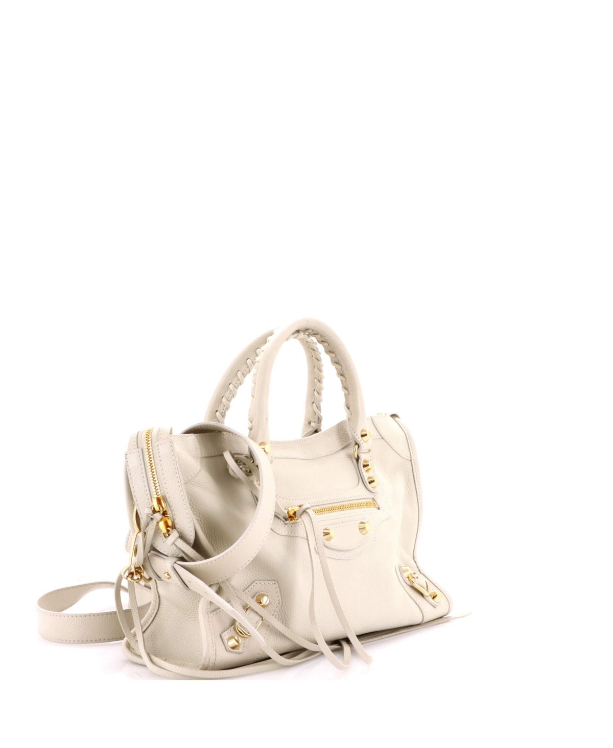 Pre-Owned Balenciaga Mini City Classic Studs Bag Leather