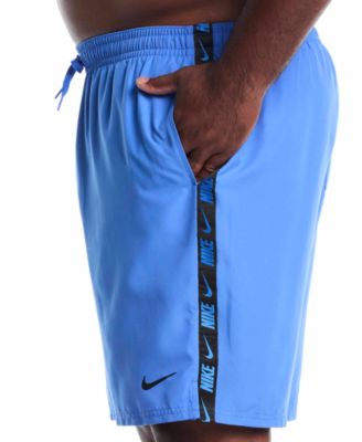 Men's 9" Big & Tall Breaker Logo Tape Volley Swim Shorts