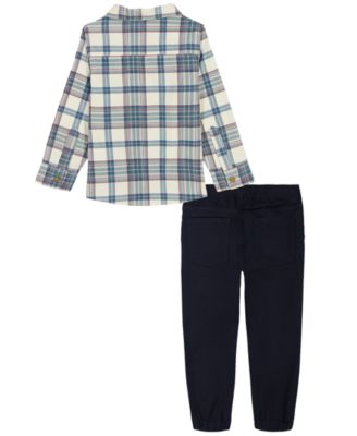 Boys' 2T-7 Corduroy Shirt and Joggers, 2-Piece Set