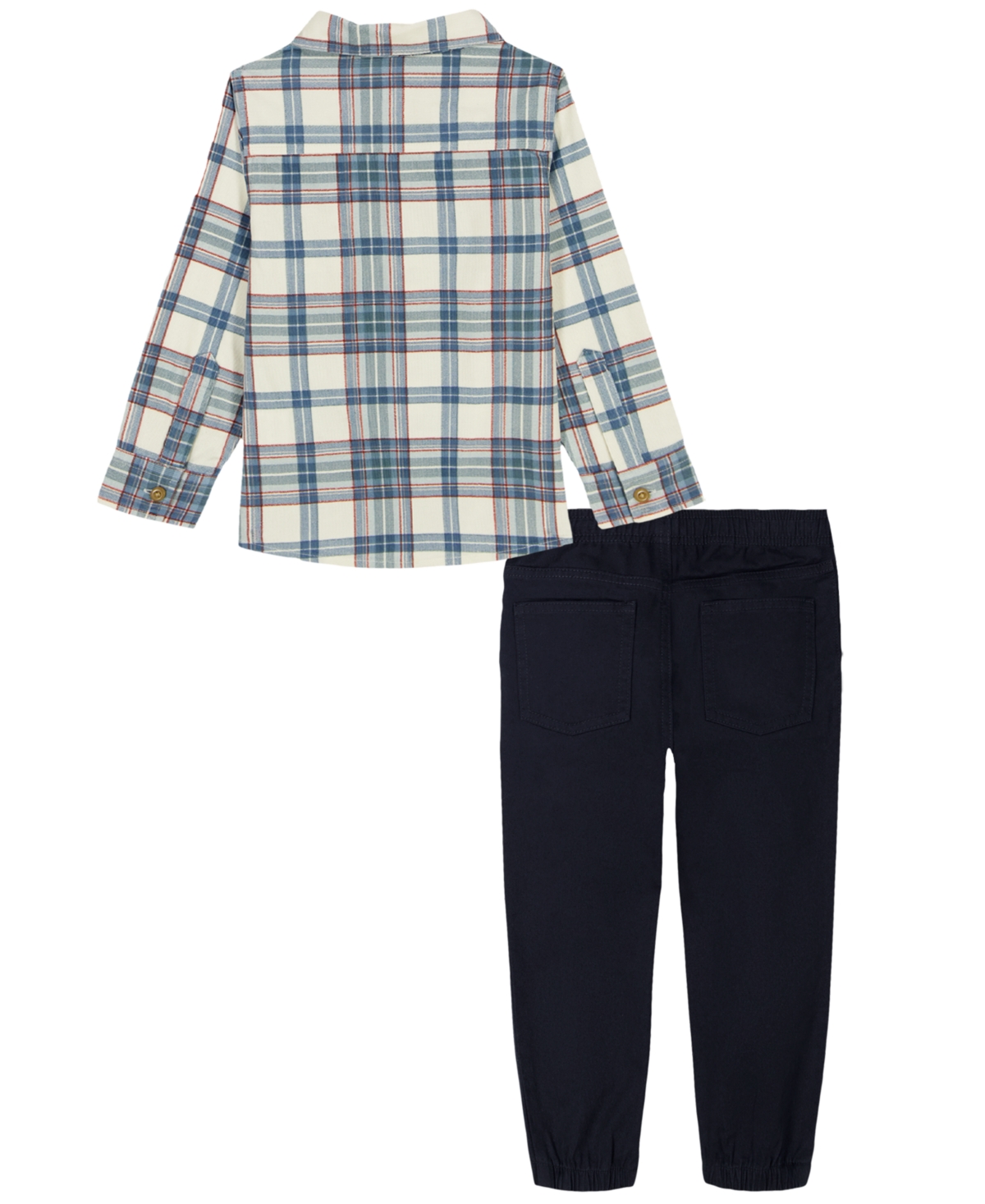 Kids Headquarters Boys 2T-7 3-Piece Corduroy Shirt, Top and Joggers Set