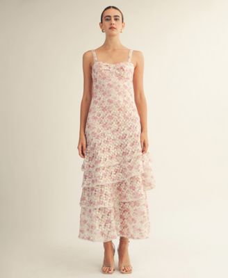 Women's Lorraine Sweetheart Neck Midi Dress