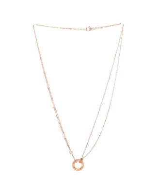 2 Diamonds Love Pendant Necklace