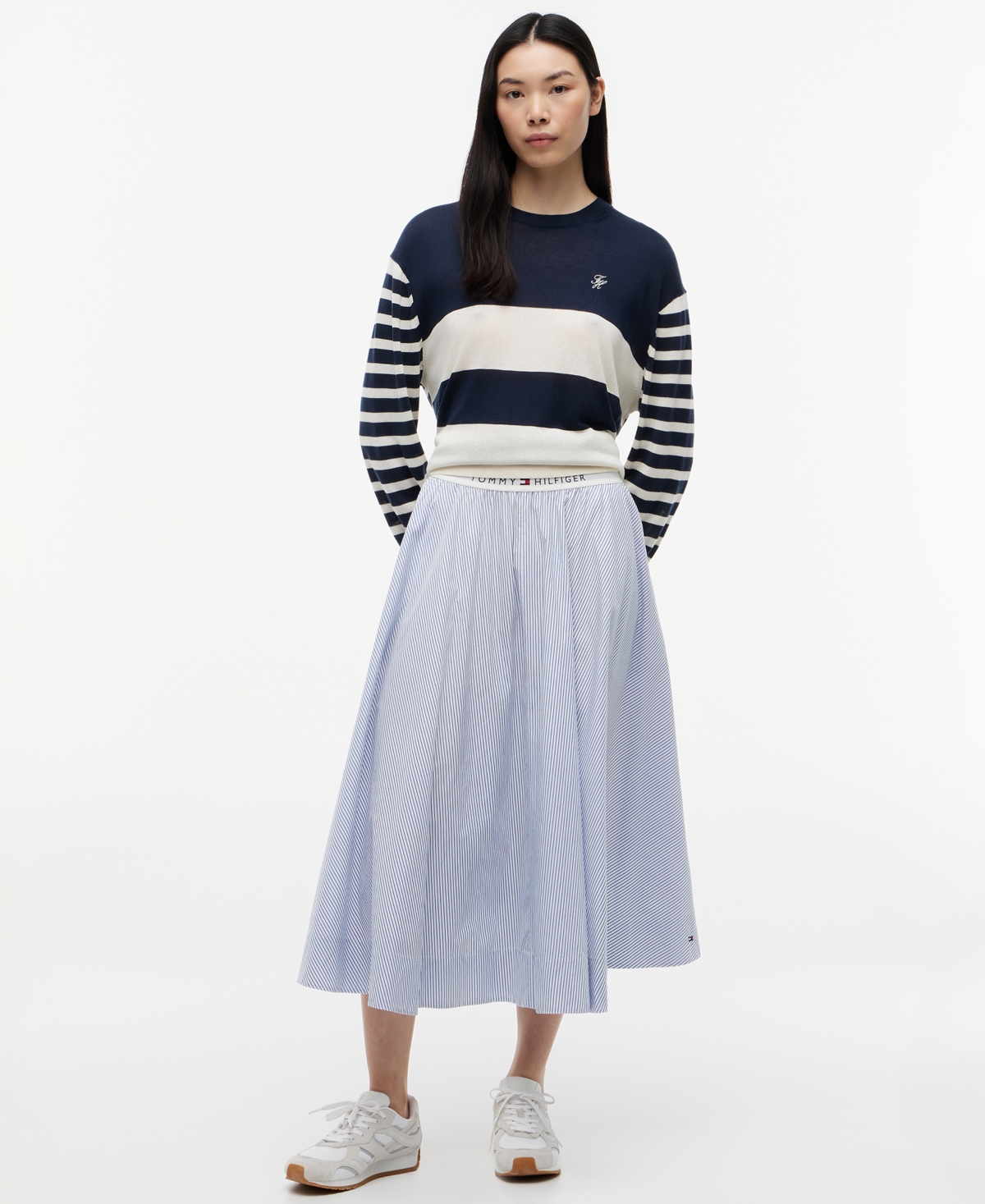 Tommy Hilfiger Women's Pull-On Midi Skirt