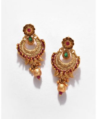 Gold-Plated Contemporary Jewellery Set