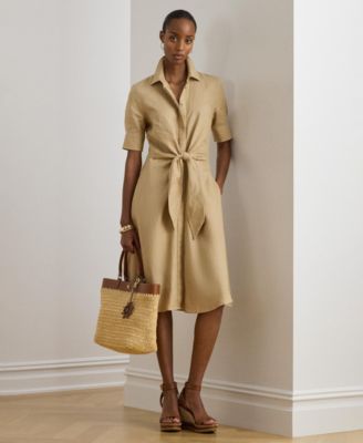 Lauren Ralph Lauren Women's Point Collar Shirt Dress
