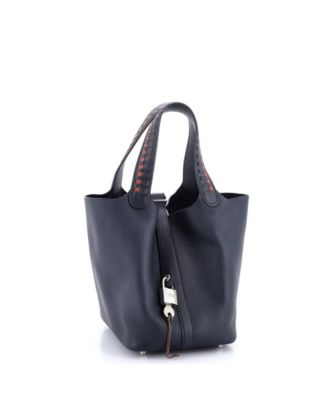 PM Picotin Lock Bag Tressage Epsom