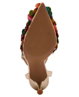 Women's Flora-S Pailette Embellished Pointed Toe Two-Piece Pumps