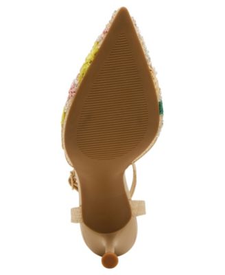 Women's Flora Embellished Pointed Toe Two-Piece Pumps