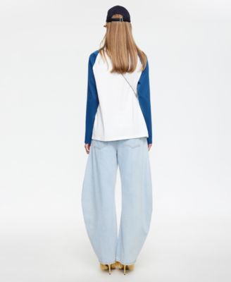 Women's Crew Neck Baseball T-Shirt