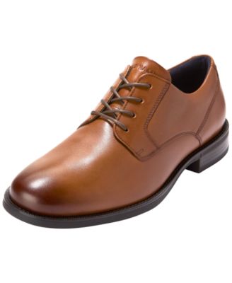 Men's Bedford Plain Toe Lace-Up Oxford Shoes