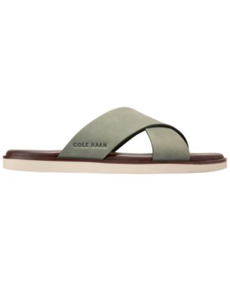 Men's Nantucket Round-Toe Cross Strap Sandals