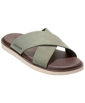 Men's Nantucket Round-Toe Cross Strap Sandals
