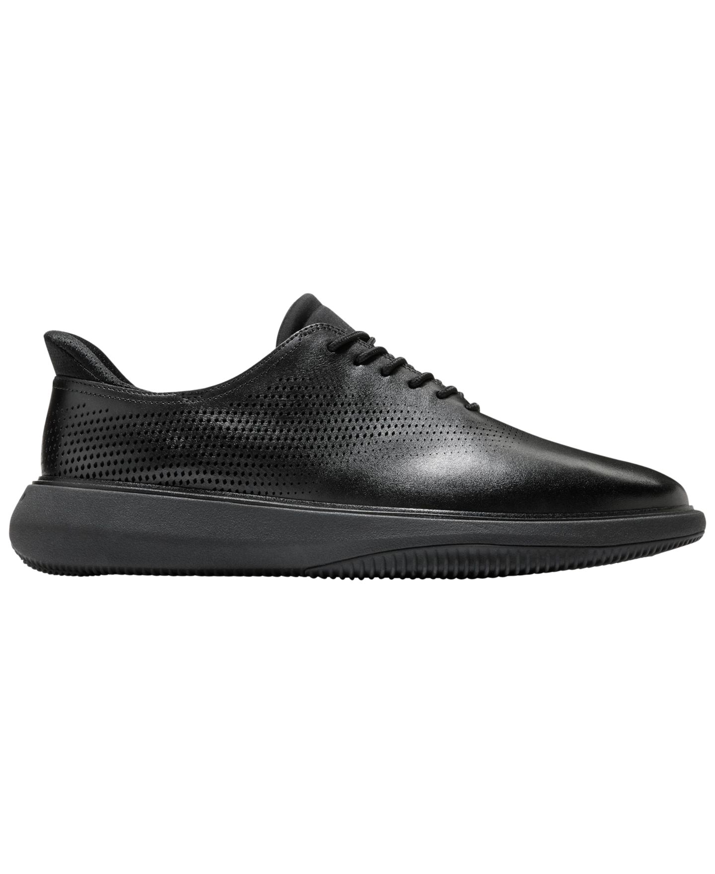 Мужские туфли Cole Haan Grand Phaze Laser Quick-On Lace-Up Oxford, цвет: Чёрный — фото 2