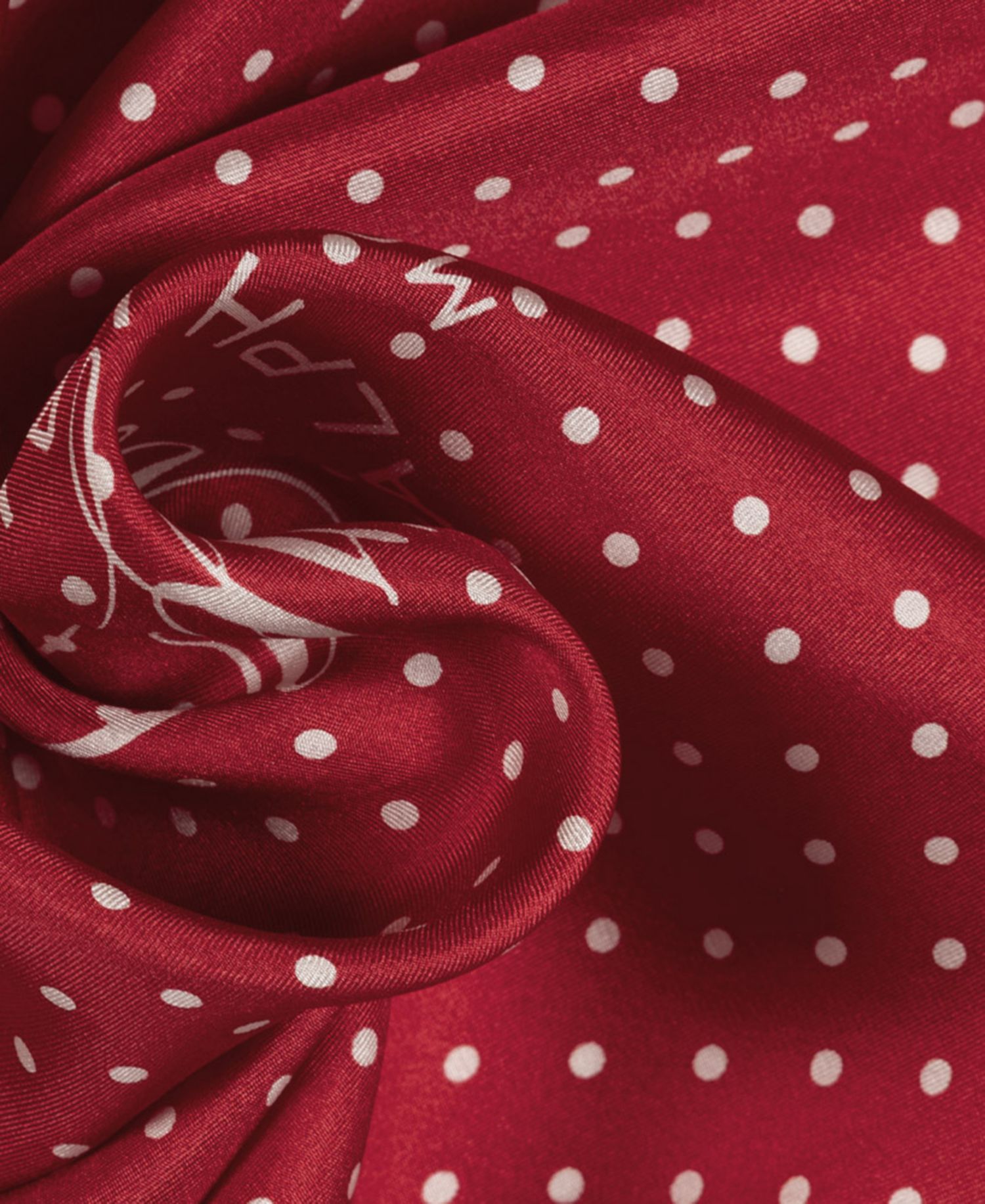 Dot with Logo Small Square Scarf