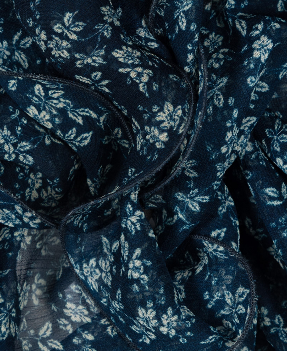 Lauren Ralph Lauren Spring Ditsy Double Ruffle Scarf