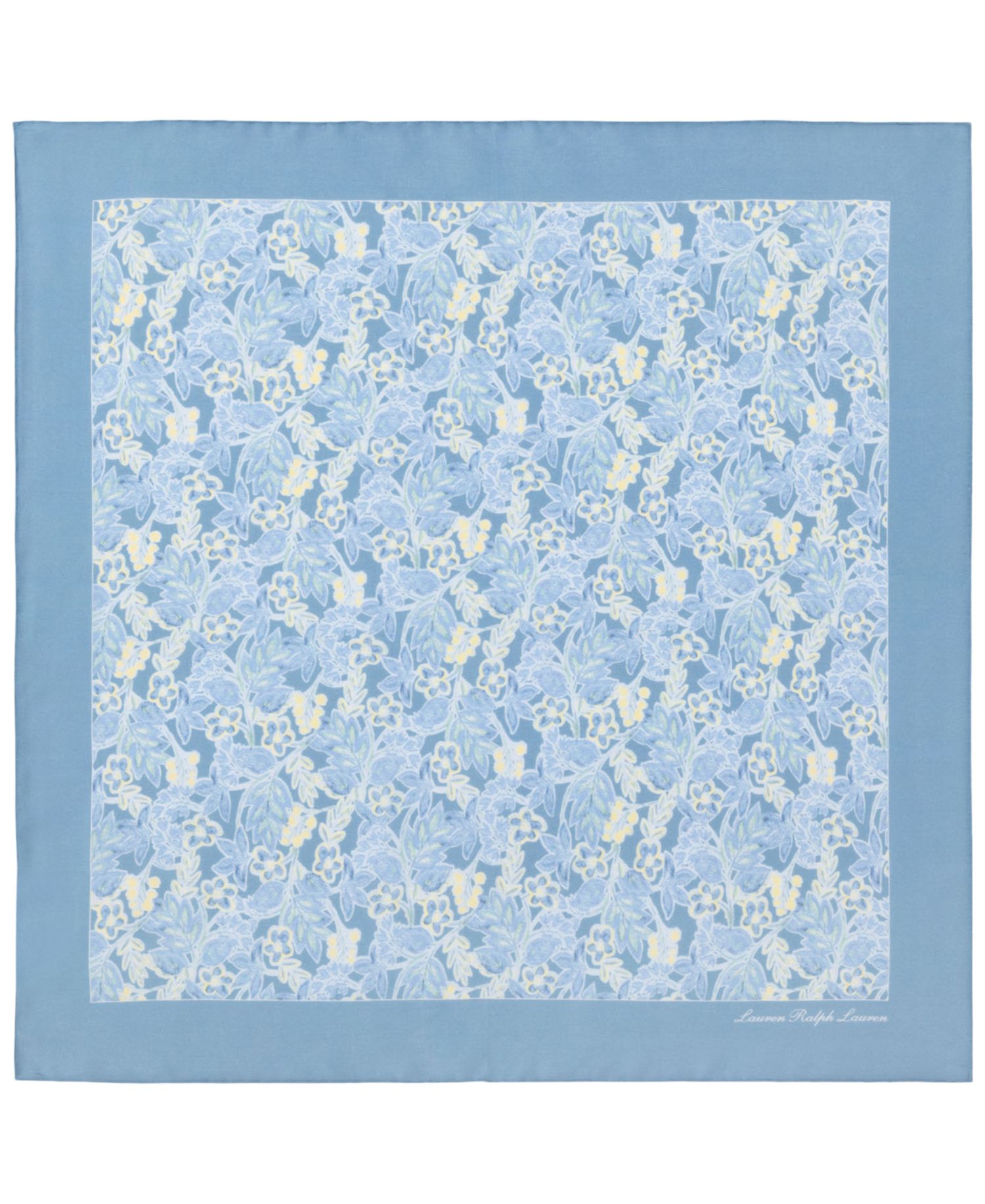 Summer Floral Small Square Scarf