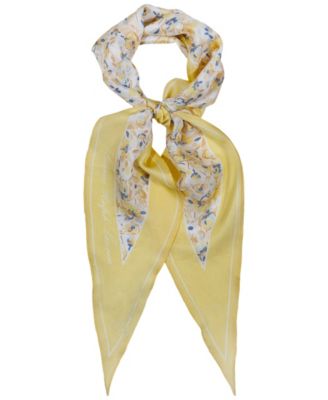 Floral Small Diamond Scarf