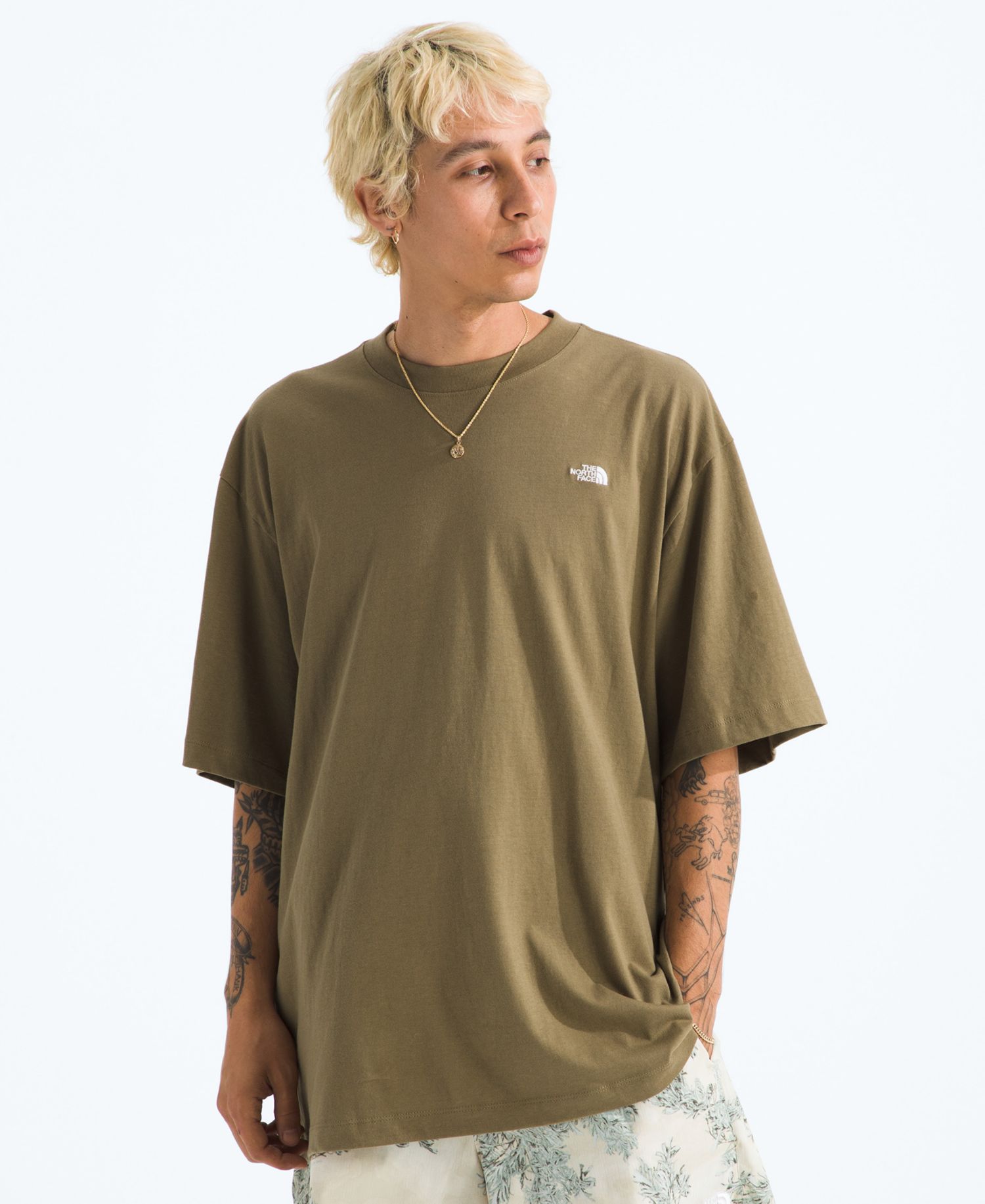 Men's Essential Simple Dome Oversized T-Shirt